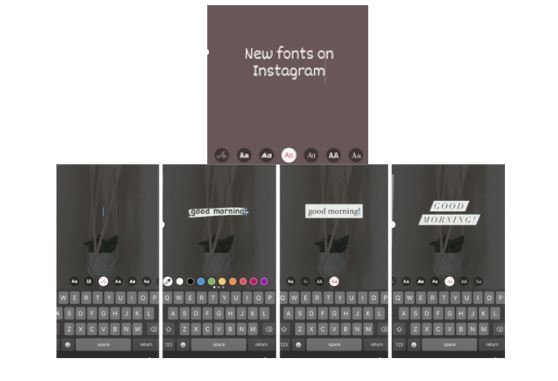 Instagram Story Fonts